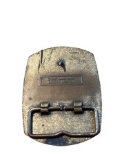 Vintage Handyman Club of America Life Member 1996 Brass Belt Buckle 3×2.5”