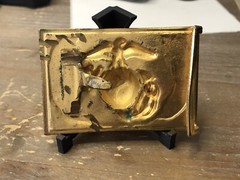 Vintage Marines Belt Buckle Anchor and Globe