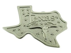 Bull Longhorn Lonestar Deputy Sheriff Chief Badge Belt Buckle Western Cowboy Cop