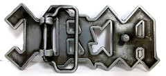 AC/DC Dark Grey Belt Buckle Metal New See Description