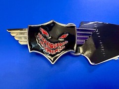 DISTURBED Creepy Face American Heavy Metal Band Logo 2009 Bravado Belt Buckle