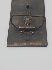 Vintage COLT REVOLVERS Belt Buckle SOLID BRASS Heavy BRONZE Western GUNS