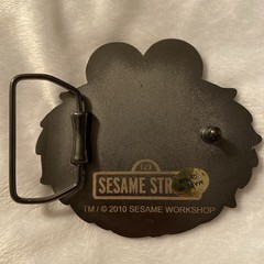VTG Official Licensed Sesame Street Elmo Face Red Full Color Kitschy Belt Buckle