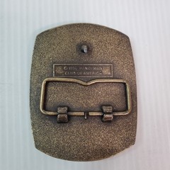 1996 Belt Buckle Handyman Club Of America Life Member Hammer Vintage