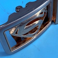Superman Logo Metal Belt Buckle