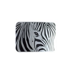 Antique Silver Africa Zebra Animal Wildlife Enamel Western Belt Buckle