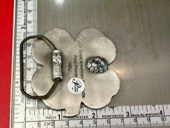 Lucky Four Leaf Clover Green Belt Buckle By Great American Products