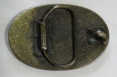 Fishing Vintage Belt Buckle 1992 Bass Anglers Sportsman Society USA Made