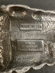 Vintage 1978 Bergamot Brass Works Large Metal Locomotive Train Belt Buckle USA