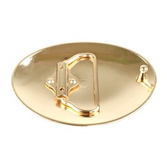 Glow In The Dark Real Scorpion Oval Western Belt Buckle Floral Copper Finish
