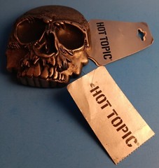 Gothic Punk Metal Skull Belt Buckle☆Brand New With Hot Topic Tags☆Rocker Biker