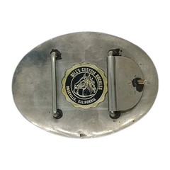 Buckle: Western Horse Head w/ Scroll Design. Nickel Silver Plate. Cowboy Cowgirl