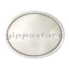 Blank Rope Vintage Classic Oval Western Metal Fashion Belt Buckle