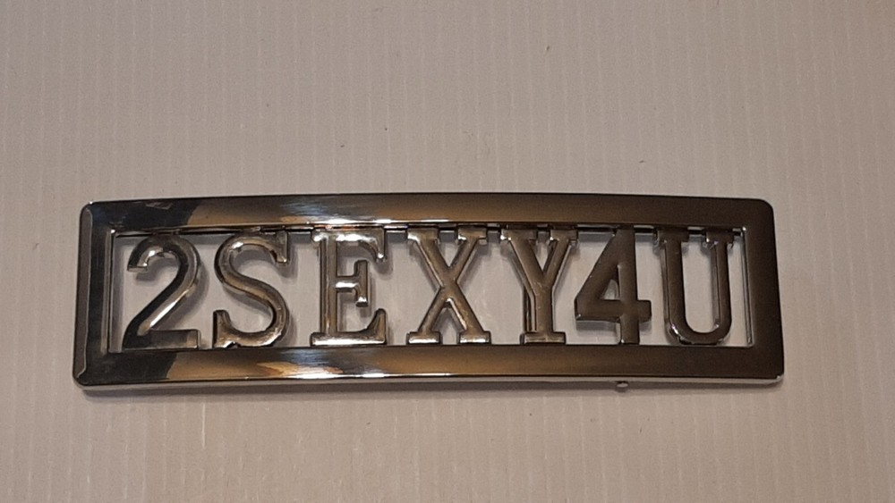 2SEXY4U 2 SEXY 4 U CUSTOM Belt Buckle-Put ANY LETTERS &/OR NUMBERS on Buckle