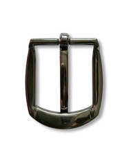 VA Lipskii Leather 1pc Belt Buckle 1.2 inch (30mm) inch, Dark Nickel 02
