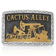 Montana Silversmiths Attitude Officially Licensed Cactus Alley Belt Buckle