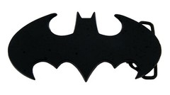Batman belt buckle Halloween Costume DIE CUT JET BLACK DC Comics Men AUTHENTIC