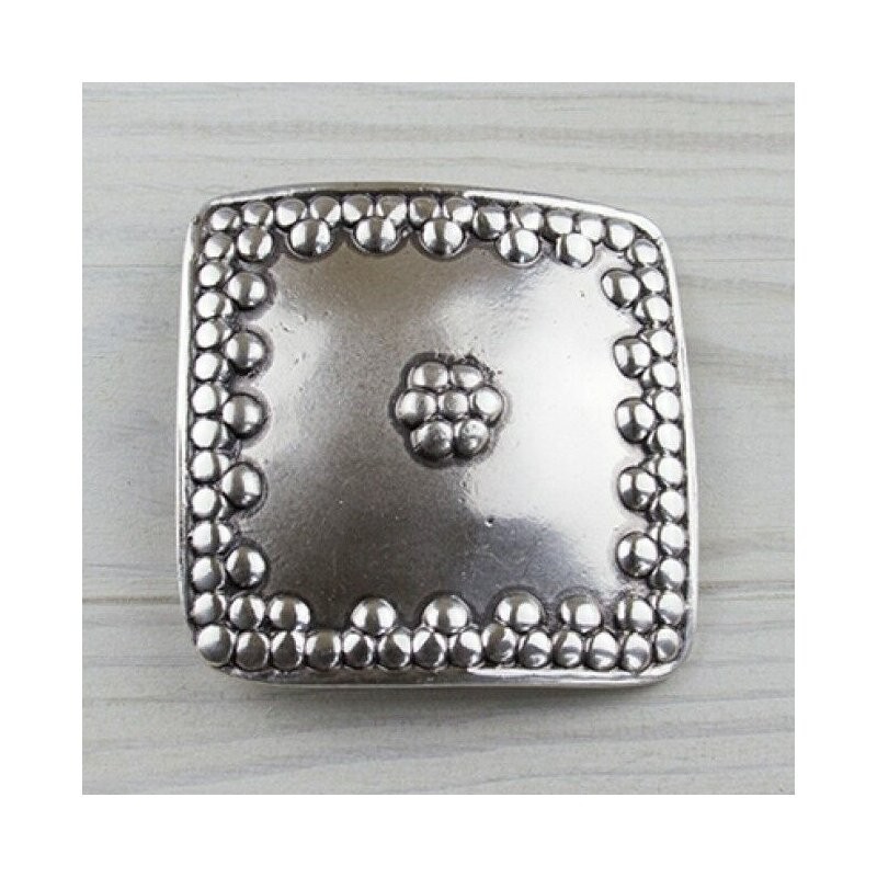 Rectangular Belts Belt Buckle Antique Silver Metal Vintage Rock Biker Grunge Style