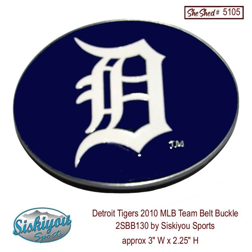 Detroit Tigers 2010 MLB Team Belt Buckle Siskiyou 2SBB130 Enamel Logo VGC