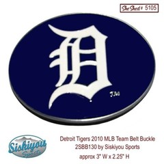 Detroit Tigers 2010 MLB Team Belt Buckle Siskiyou 2SBB130 Enamel Logo VGC