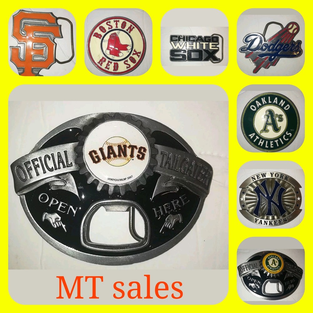 Baseball BELT BUCKLE baseball sports tailgate MLB New