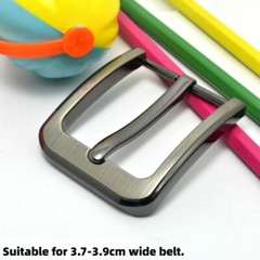 Single Prong Belt Buckle Alloy Pin Buckle for 1.5&Prime; Wide belt Replacement Buckle