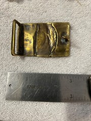 Vintage Modern Modernist Abstract Belt Buckle