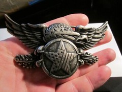 VINTAGE EAGLE WITH WINGS THEME BELT BUCKLE – GW-13