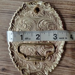 Saint jude San Judas Western belt Buckle Rose Tone Silver Heavy Zinc Alloy Oval