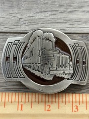 Vintage Great American Buckle Co Hi Ballin Truck Belt Buckle 1976 USA Metal