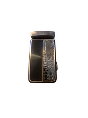 Men’s belt Buckle. Automatic sliding buckle Black and Silver Belt buckle only #7