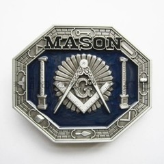 Mason Masonic Freemason Freemasonry Metal Belt Buckle