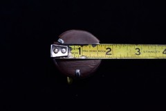HANDCRAFTED ROUND WOODEN BELT BUCKLE