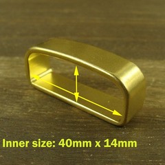 Solid Brass Single Tongue Pin Hippie Belt Buckles for 38mm width belt XH048