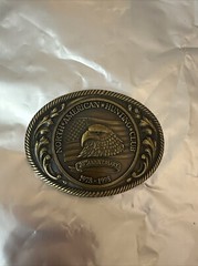 New Sealed North American Hunting Club Belt Buckle 20th Anniv 1978-1998