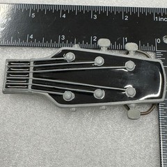 Great American Products 2008 Guitar Headstock Belt Buckle Black