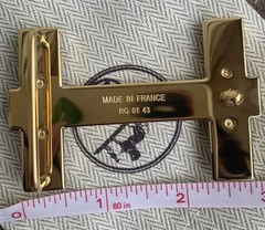 38mm gold-plated Hermès Constance Waist belt buckle Hermes H