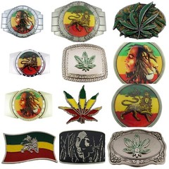 Bikers Weeds Rasta Juddah Reggae Culture Musician Belt Buckles Halloween Party