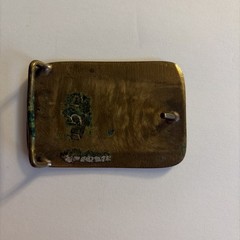vintage CAT belt buckle CATERPILLAR diesel TURBINE POWER tractor BRASS western