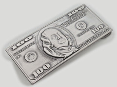Money $100 Bill Dollar Sign Belt Buckle Cosplay Halloween Costume Party New Men