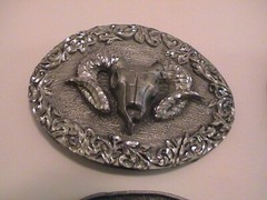 LOT /4 LIBERTY BELL DIGITAL RAM HORSE HEAD WESTERN SEMI TRUCK MENS BELT BUCKLES