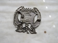Belt buckle ~ The Originator not the Imitator ~ Naked ladies, stars Stripes USA
