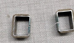 vintage 4PC belt buckle TEXAS custom made GERMAN SILVER nickel silver WESTERN