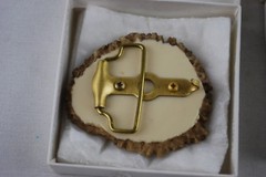 ELK HORN Sculpture Belt Buckle Handmade Idaho « Special Edition » Pheasant Bird