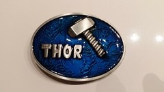 mighty THOR belt buckle full metal AVENGERS Ragnarok cosplay 3.5×2.6 inch