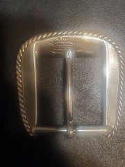 Ariat Belt Buckle Silver Tone Limited Edition 2007 Western Style Pre-owned