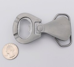 Bottle Opener Pull Tab Pop Cap Novelty Gift Belt Buckle (New)