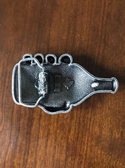One For My Homies Beer Bottle Drinking Funny Bar Joke Unisex Men&rsquo;s Belt Buckle