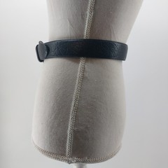 The Ritz Accessory Womens Belt Small Medium Black Genuine Leather