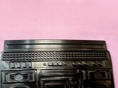 Rebel Revolutions Retro Black Color Ghetto Blaster / Boom Box Belt Buckle